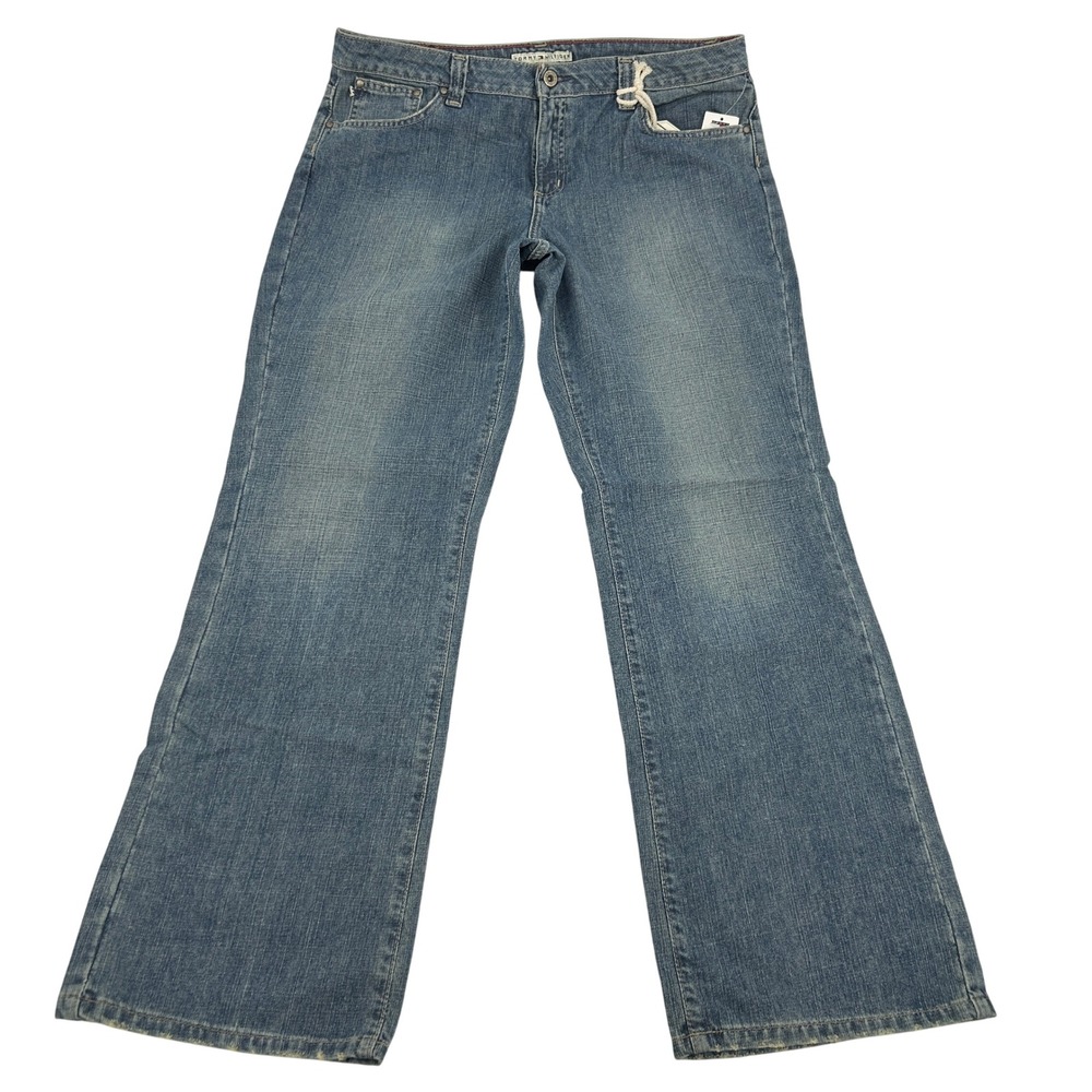 Tommy Hilfiger Boyfriend Fit Bootcut Jeans Women's Size 12S‎ Blue Denim NEW